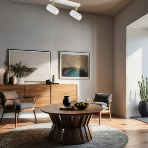 Plafond Argon Lagos Vit Mässing 2xGU10 IP20 890 small 1