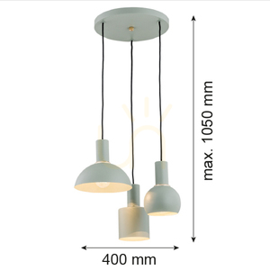 Pendellampa Argon SINES mässing 3xE27 IP20 1470 small 2