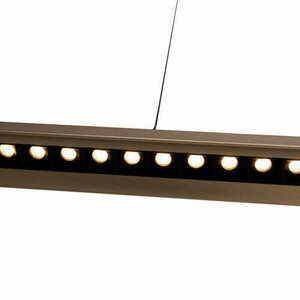 Pendellampa Max Light JO-JO P0594 svart guld LED 124 cm small 1