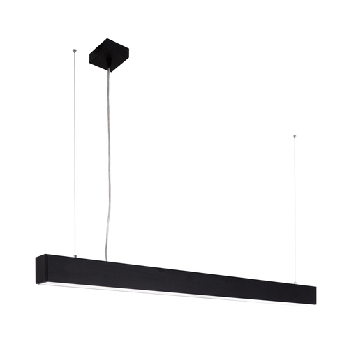 Kontrollera Italux Pendellampa Svart LED 170 cm 4000K PRD-5470-170-BK-840-PN
