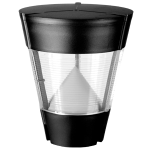 Ljuslykta chone IP54 FBT 20 W svart