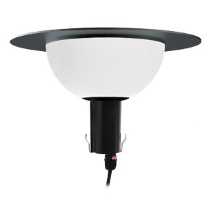 Kontrollera Saturno fbt-lykta IP65 10W antracit