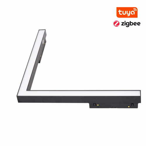 Kontrollera Spårljus Max Light MAX M0006Z magnetisk hörnlampa svart Zigbee 17W LED