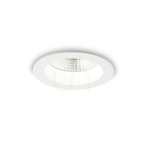 Infälld takspot Ideallux BASIC vit LED 10,5W 3000K 193458