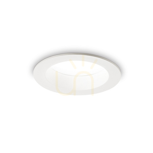 Kontrollera Infälld takarmatur Ideallux BASIC vit LED 10W 3000K 193519
