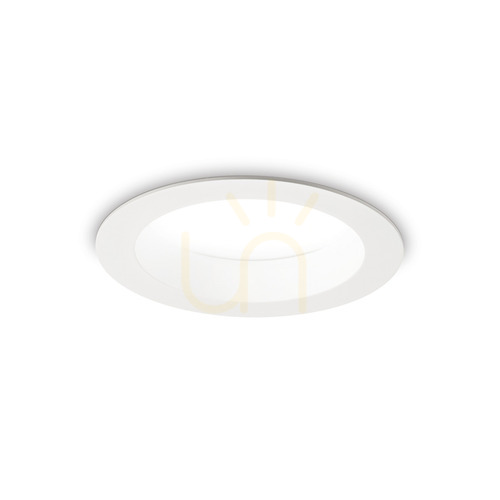 Kontrollera Infälld takarmatur Ideallux BASIC FI WIDE vit 15W 3000K 193526