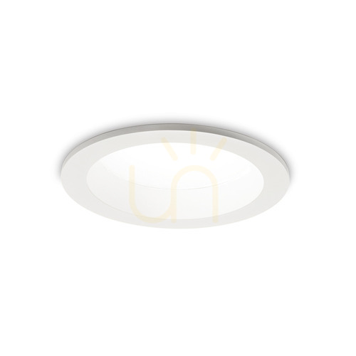 Kontrollera Infälld takarmatur Ideallux BASIC vit LED 20W 3000K 193533