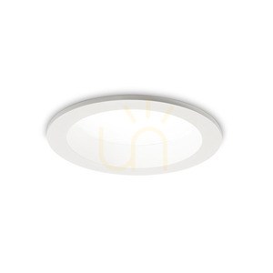 Infälld takarmatur Ideallux BASIC vit LED 20W 3000K 193533 small 0