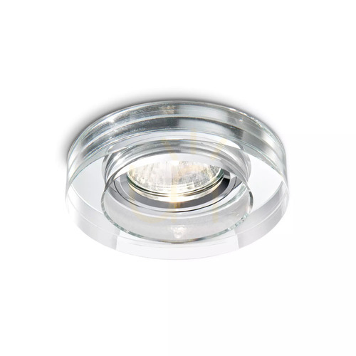 Kontrollera Infälld takarmatur Ideallux Blues transparent krom GU10 083254