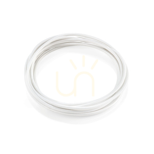 Kontrollera Textilkabel Ideallux CAVI vit 5 m 301624