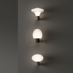 Vägglampa Ideallux Clio 326788 brun E27 aluminium/metall small 2