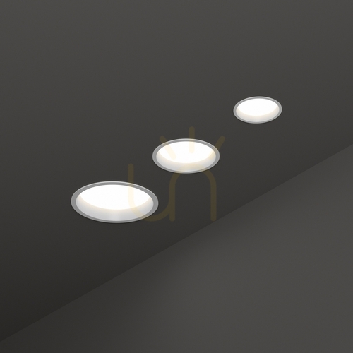 Kontrollera Infälld takarmatur Ideallux DEEP vit LED 20W 4000K Ø16 cm 249049