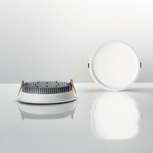 Kontrollera Infälld takarmatur Ideallux DEEP vit LED 30W 3000K Ø21 cm 248783