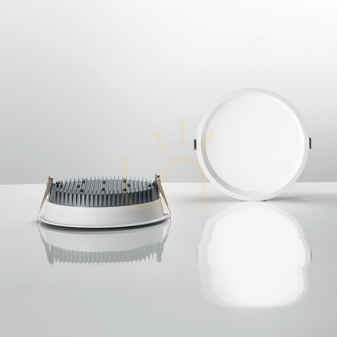 Utsikt Inbyggd takarmatur Ideallux Deep vit LED 30W 4000K 21 cm 248790 Inbyggd takarmatur Ideallux Deep vit LED 30W 4000K 21 cm 248790