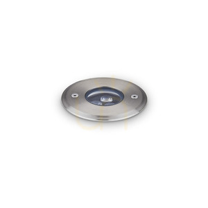 Infälld utomhusarmatur Ideallux FLOOR silver Ø9 cm LED 3,5W 255651 0 Infälld utomhusarmatur Ideallux FLOOR silver Ø9 cm LED 3,5W 255651 small 0