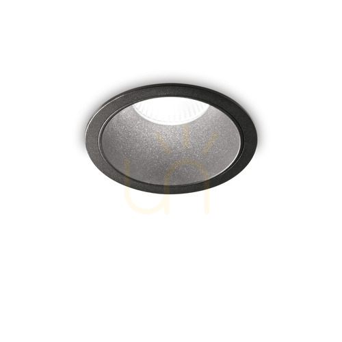 Kontrollera Infälld takarmatur Ideallux GAME svart rund 11W 3000K IP65 327754