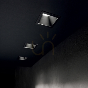 Infälld takarmatur Ideallux GAME svart 11W 2700K 285436 small 2