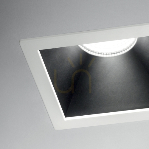 Kontrollera Infälld takarmatur Ideallux GAME 192352 svart LED 11W 3000K rund