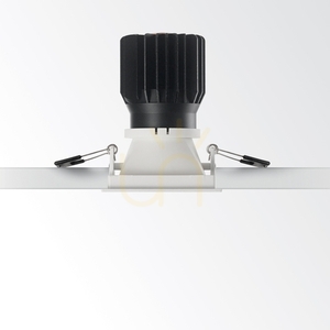 Infälld takarmatur Ideallux GAME 192352 svart LED 11W 3000K rund small 3