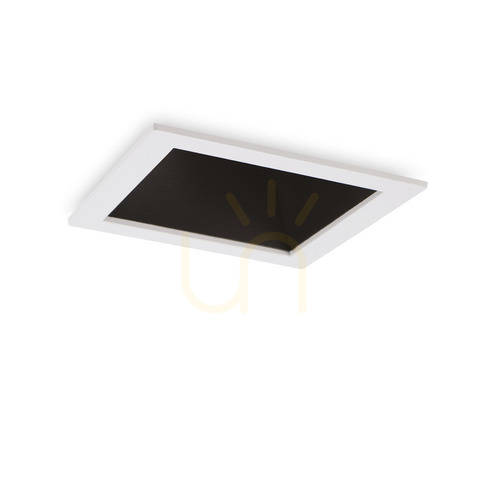 Kontrollera Infälld takarmatur Ideallux GAME 192352 svart LED 11W 3000K rund