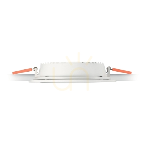 Kontrollera Infälld takarmatur Ideallux GROOVE vit LED 10,5W 4000K Ø11,8 cm 147666
