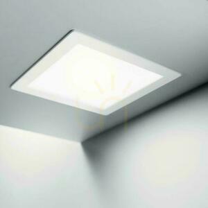 Infälld takarmatur Ideallux Groove vit LED 10,5W 3000K 123981 1 Infälld takarmatur Ideallux Groove vit LED 10,5W 3000K 123981 small 1