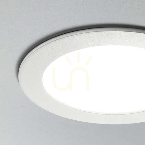 Kontrollera Infälld takarmatur Ideallux Groove vit LED 20W 3000K rund 16,8 cm 123998