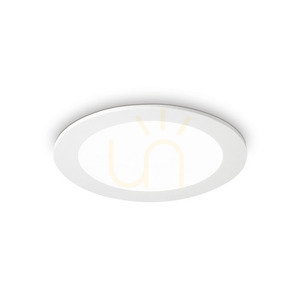 Infälld takarmatur Ideallux Groove vit LED 20W 3000K rund 16,8 cm 123998 small 0