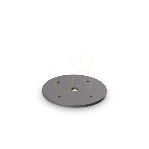 Kontrollera Tillbehör Ideallux HUB BAS antracit 15 cm metall 251295