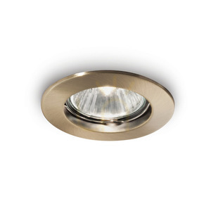Infälld takarmatur Ideallux JAZZ 083124 champagne GU10 metall small 3