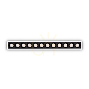 Infälld takarmatur Ideallux LIKA 327518 vit LED 20W 3000K 23,6 cm small 0