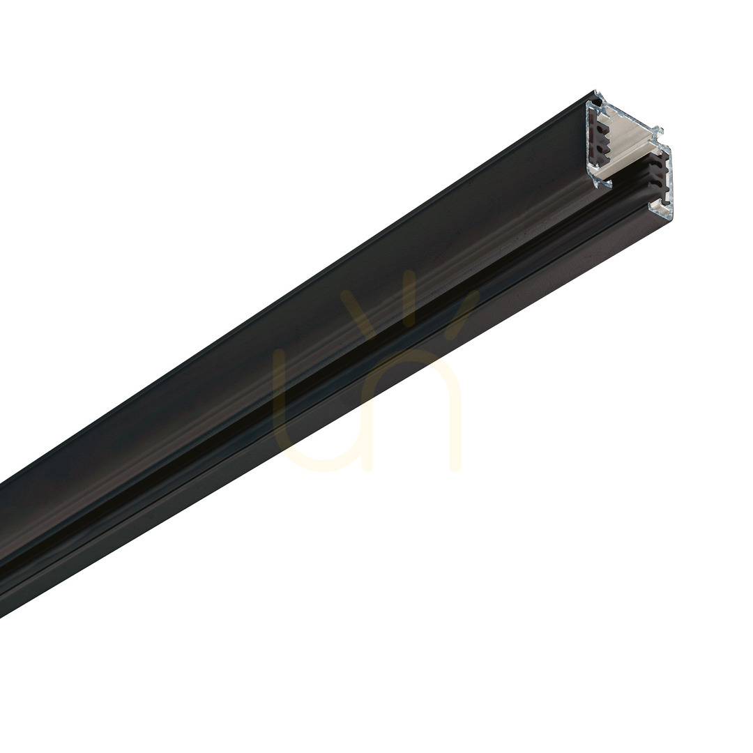 Kontrollera Belysningsskena Ideallux LINK Trimless profil svart 100 cm 243252 Belysningsskena Ideallux LINK Trimless profil svart 100 cm 243252