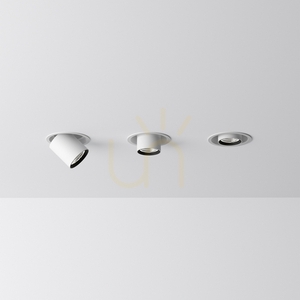 Infälld takarmatur Ideallux Nova svart LED 3000K 15,4 cm 248196 small 1