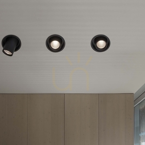 Infälld takarmatur Ideallux Nova svart LED 3000K 15,4 cm 248196 small 3