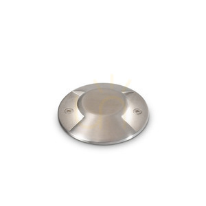 Infälld takarmatur Ideallux ROCKET 122021 silver 4000K 3W aluminium small 0