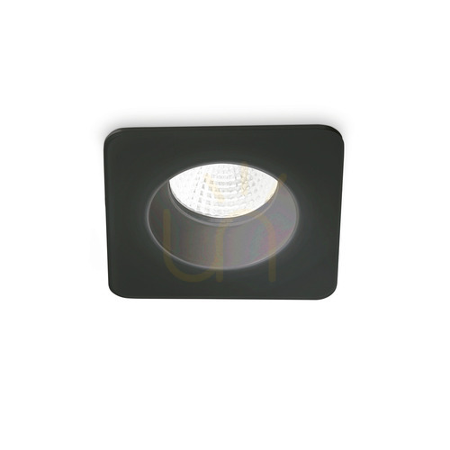 Kontrollera Infälld takarmatur Ideallux ROOM-65 svart LED 7,5W aluminium 252056