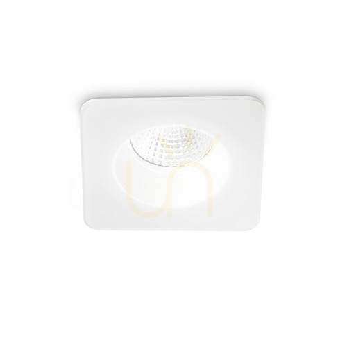 Kontrollera Infälld takarmatur Ideallux ROOM-65 vit 10 cm 7,5W 252049