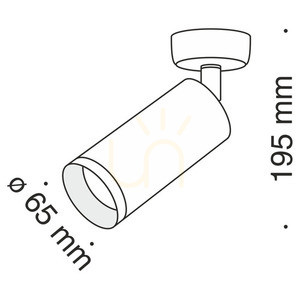 Spotlight Maytoni Focus vit aluminium GU10 C017CW-01W small 8