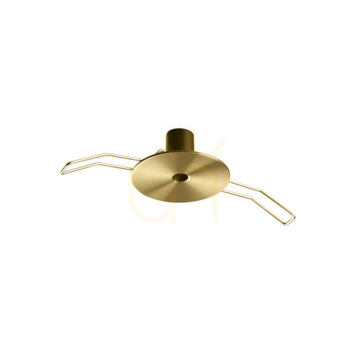 Kontrollera Takrosett Ideallux Rosone Recessed mässing 11 cm 307121