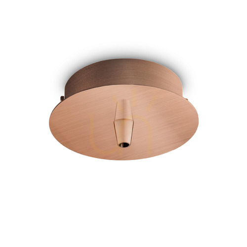 Kontrollera Takrosett Ideallux ROSONE 249278 koppar metall Ø10 cm