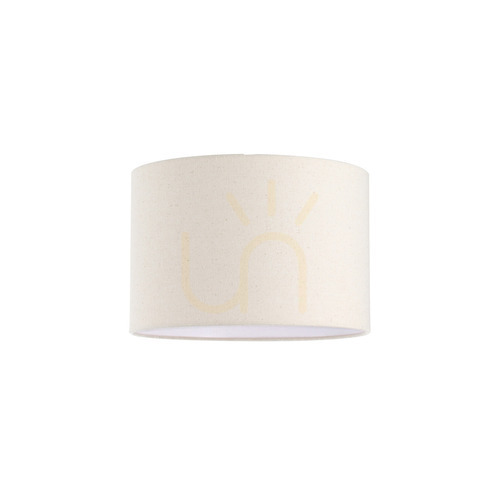 Kontrollera Lampskärm Ideallux SET UP cylindrisk beige tyg Ø30 cm 260440