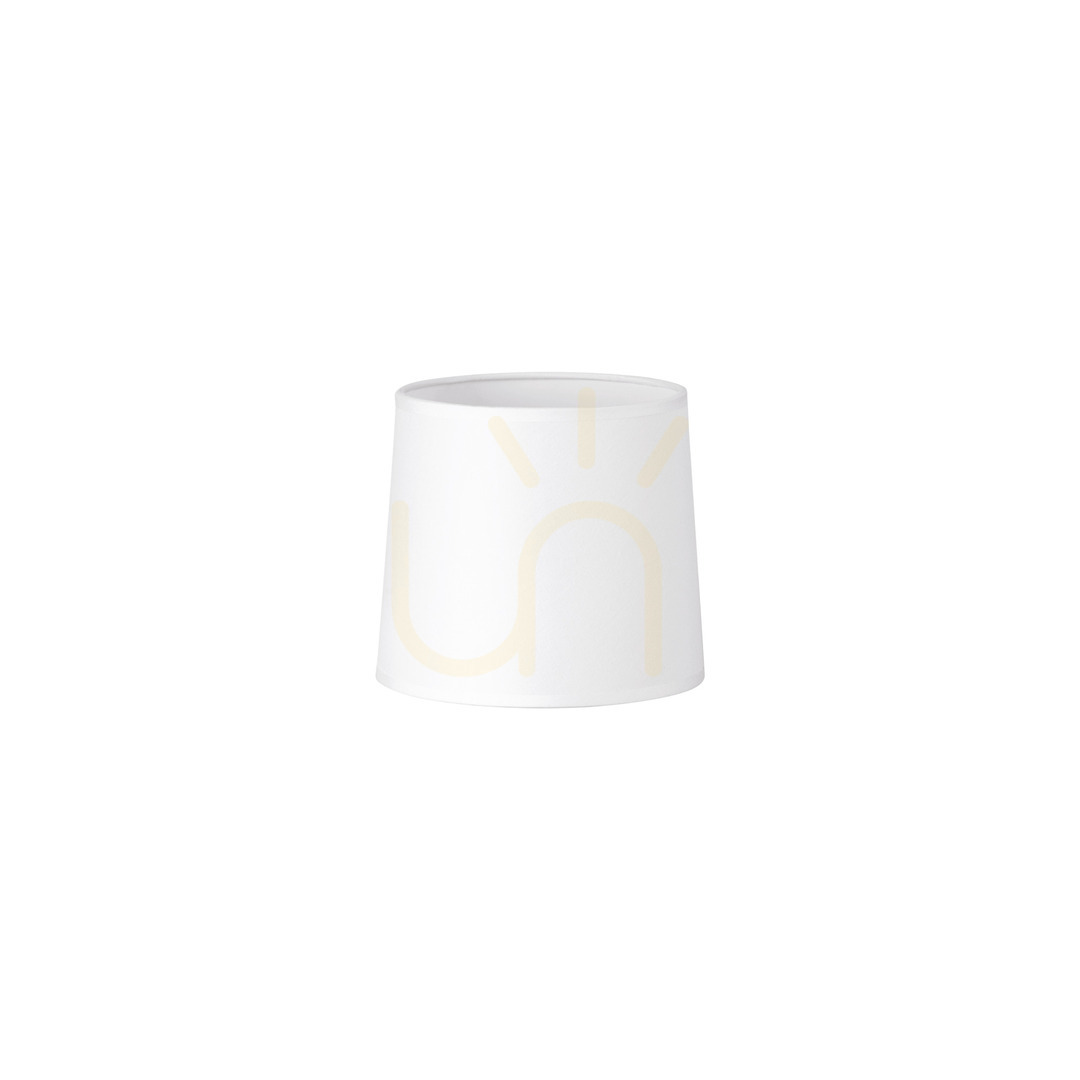Kontrollera Lampskärm Ideallux SET UP 260341 vit tyg Ø16 cm Lampskärm Ideallux SET UP 260341 vit tyg Ø16 cm