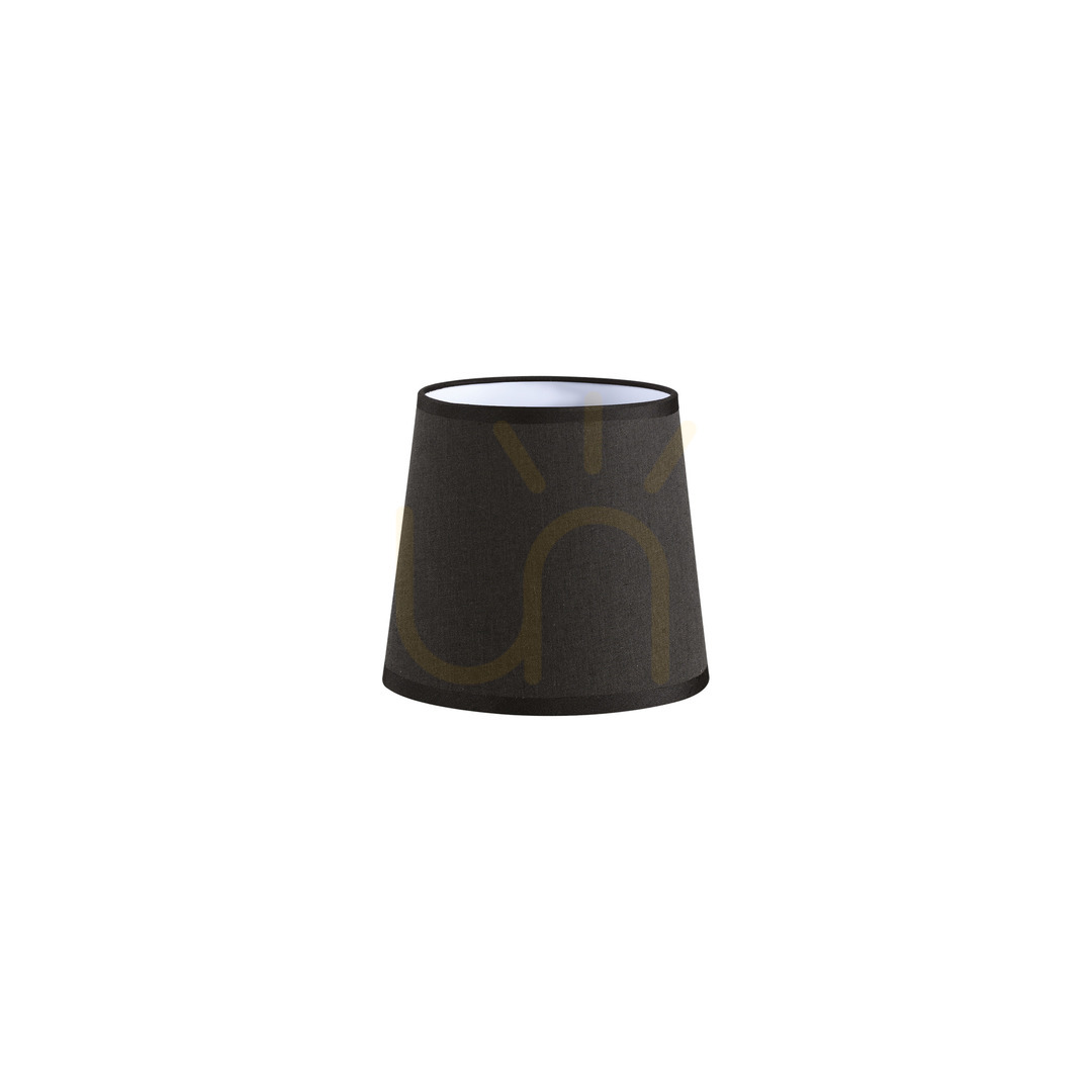 Kontrollera Lampskärm Ideallux SET UP 270036 svart tyg Ø16 cm Lampskärm Ideallux SET UP 270036 svart tyg Ø16 cm