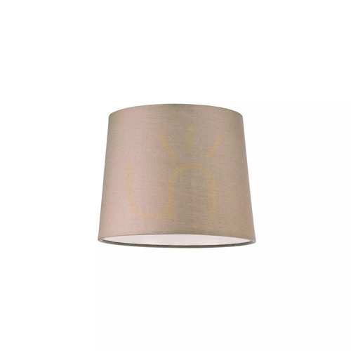 Kontrollera Lampskärm Ideallux SET UP Cono Tortora tyg Ø20 cm 304113