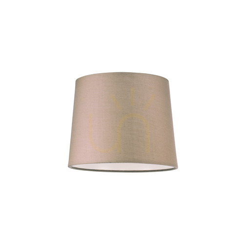 Kontrollera Lampskärm Ideallux SET UP Cono Tortora tyg Ø20 cm 304113