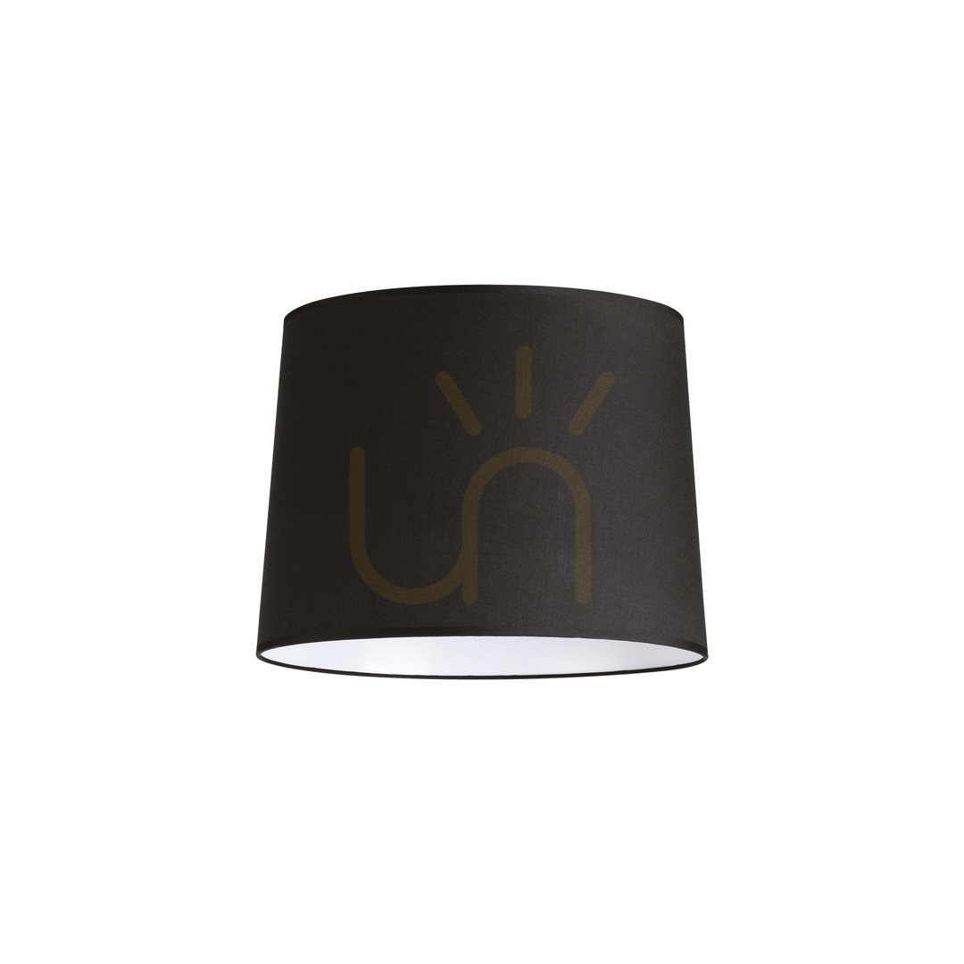 Lampskärm Ideallux SET UP 260235 svart tyg Ø40 cm