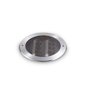 Infälld takarmatur Ideallux Taurus 277028 rund silver 25,5 cm 14W small 0