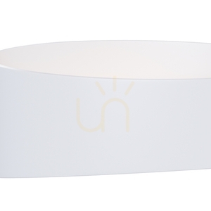 Maytoni Trame C806WL-L5W LED-vägglampa, vit oval, 6W 3000K small 2