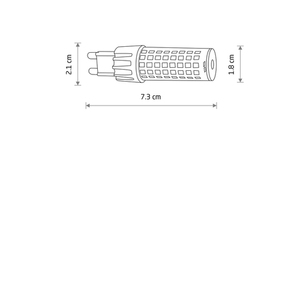 BULB LED-lampa G9, 7W 10933 Nowodvorski small 1