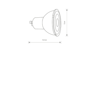 Nowodvorski Reflector 10998 LED-lampa, GU10 R50, 7 W 600 lm 4000 K, 50° spridning, dimbar small 1